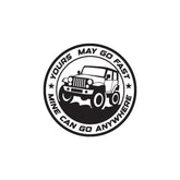 Off-Road Legend Jeep Life Sticker